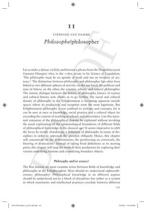 Philosophe/Philosopher