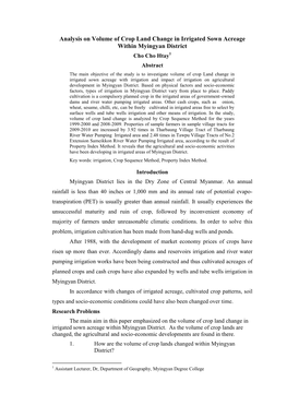 Analysis on Volume of Crop Land Change.Pdf (254