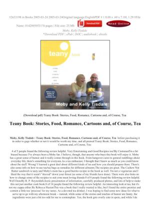Teany Book: Stories, Food, Romance, Cartoons And, of Course, Tea