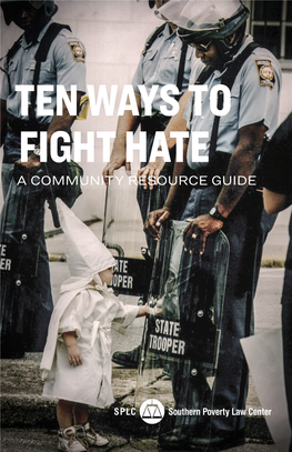 Ten Ways to Fight Hate a Community Resource Guide