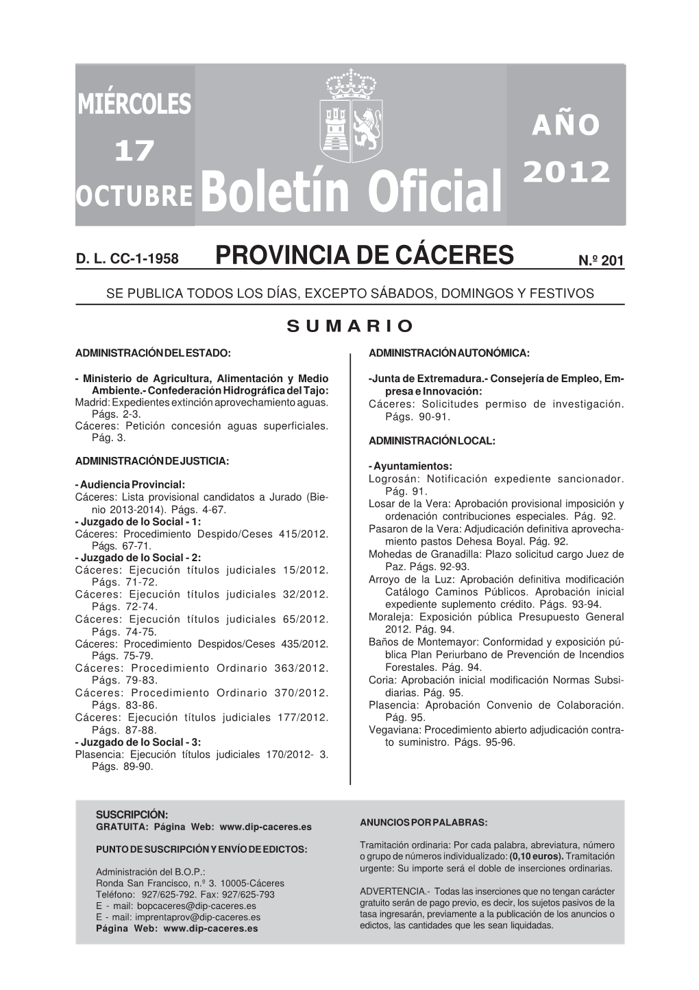 Boletín Oficial