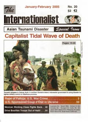 Internationalist Asian Tsunami Disaster - Capitalist Tidal Wave of Death