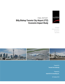 Billy Bishop Toronto City Airport Economic Impact Study