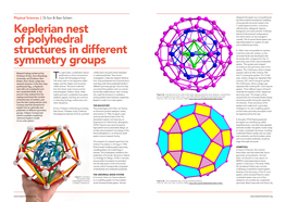 Keplerian Nest of Polyhedral Structures in Different Symmetry Groups