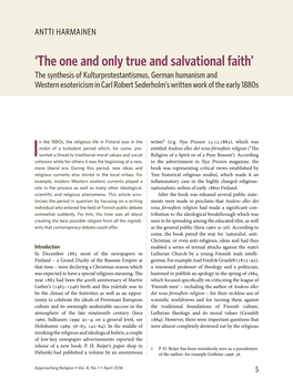 'The One and Only True and Salvational Faith'