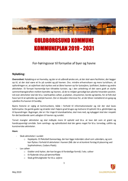 Guldborgsund Kommune Kommuneplan 2019 - 2031