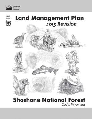 Planner Shoshone National Forest 808 Meadow Lane Avenue Cody, WY 82414