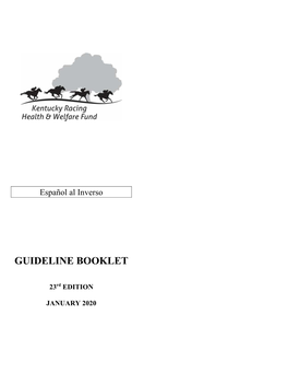 Guideline Booklet