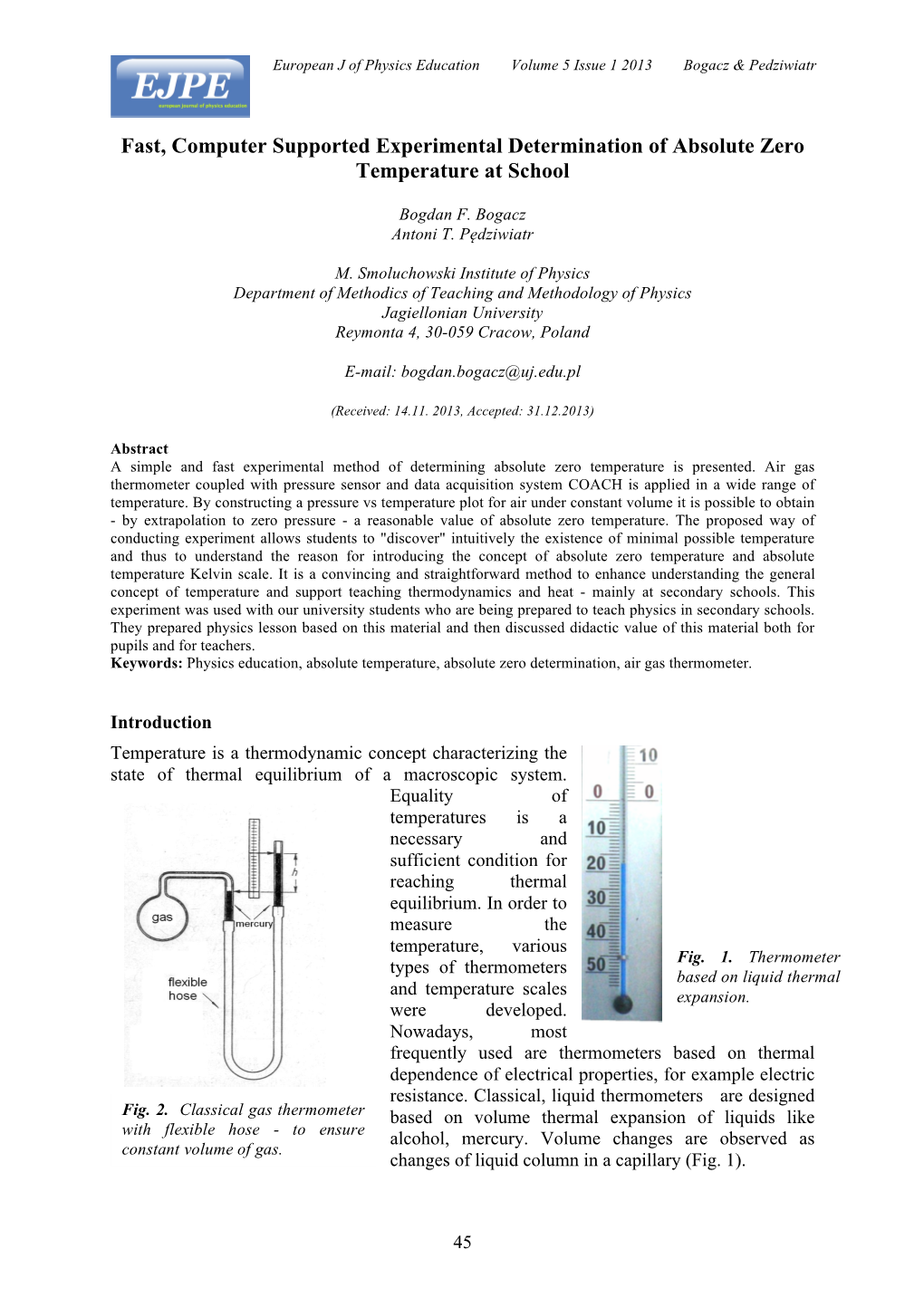 Fast, Computer Supported Experimental Determination of Absolute Zero Temperature at School