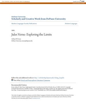 Jules Verne: Exploring the Limits Arthur B