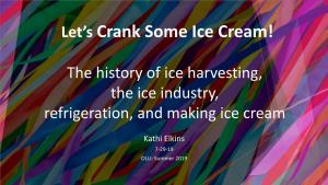 Let's Crank Some Ice Cream