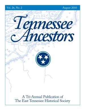 A Tri-Annual Publication of the East Tennessee Historical Society
