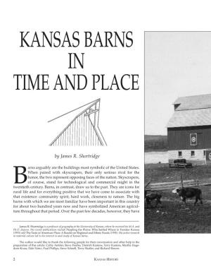 Kansas Barns in Time and Place