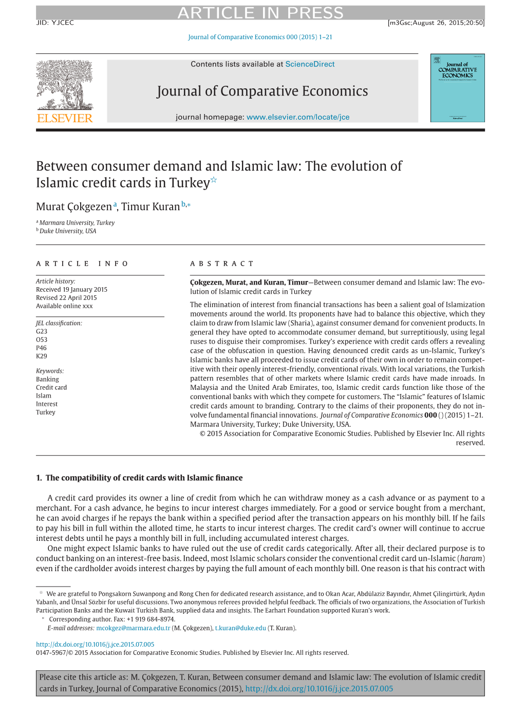 The Evolution of Islamic Credit Cards in Turkeyr