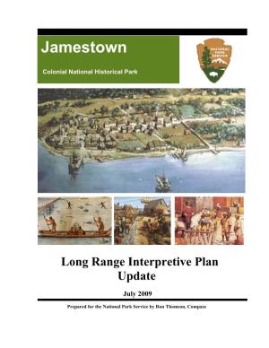Jamestown Long Range Interpretive Plan (LRIP)