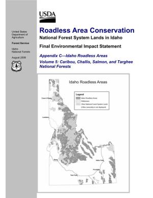 Idaho Roadless Areas FEIS