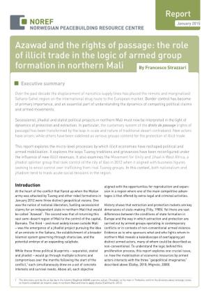 Azawad and the Rights of Passage: the Role of Illicit Trade in the Logic of Armed Group Formation in Northern Mali by Francesco Strazzari