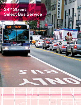 34Th Street Select Bus Service