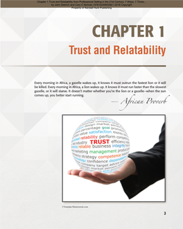 Trust and Relatability from Professional Selling in the 21St Century: 7 Ways, 7 Times
