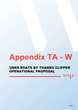 Appendix TA - W