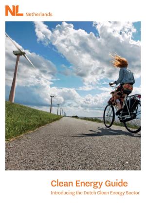Clean Energy Guide Introducing the Dutch Clean Energy Sector Technology That Shapes Our World