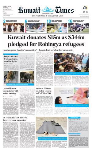 Kuwait Times 24-10-2017.Qxp Layout 1