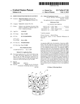 (12) United States Patent (10) Patent No.: US 7,656,317 B2 Salman Et Al