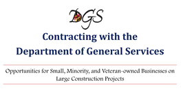 Opportunities for Small, Minority, and Veteran-Owned Businesses on Large Construction Projects Summit Presenters