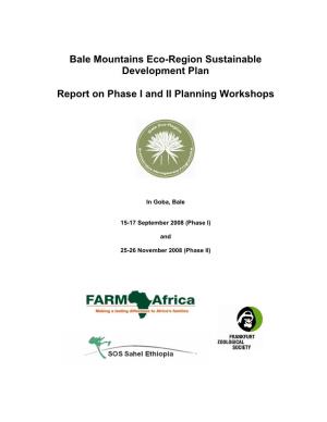 Bale Mountains Eco-Region Sustainable Development Plan