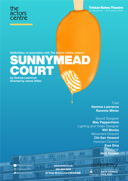 SUNNYMEAD COURT by Gemma Lawrence Directed by James Hillier