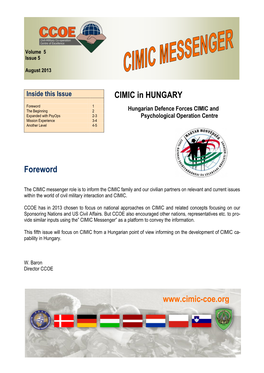 CIMIC in HUNGARY