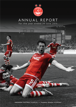 ANNUAL REPORT for the Year Ended 30 June 2015