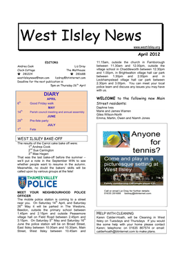 West Ilsley News April 2012