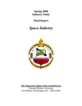 Space Industry Paper 2008