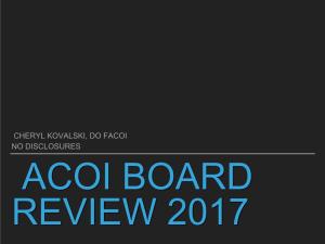 Acoi Board Review 2017 Text