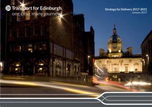One City... Many Journeys January 2017 Foreword from City of Edinburgh Council Leader and Chief Executive