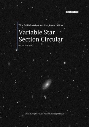 Variable Star Section Circular 179 (Des Loughney, March 2019) Discussed the LY Aurigae System and Suggested Making Observations of It