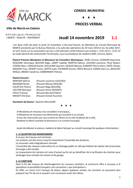 Jeudi 14 Novembre 2019 1.1