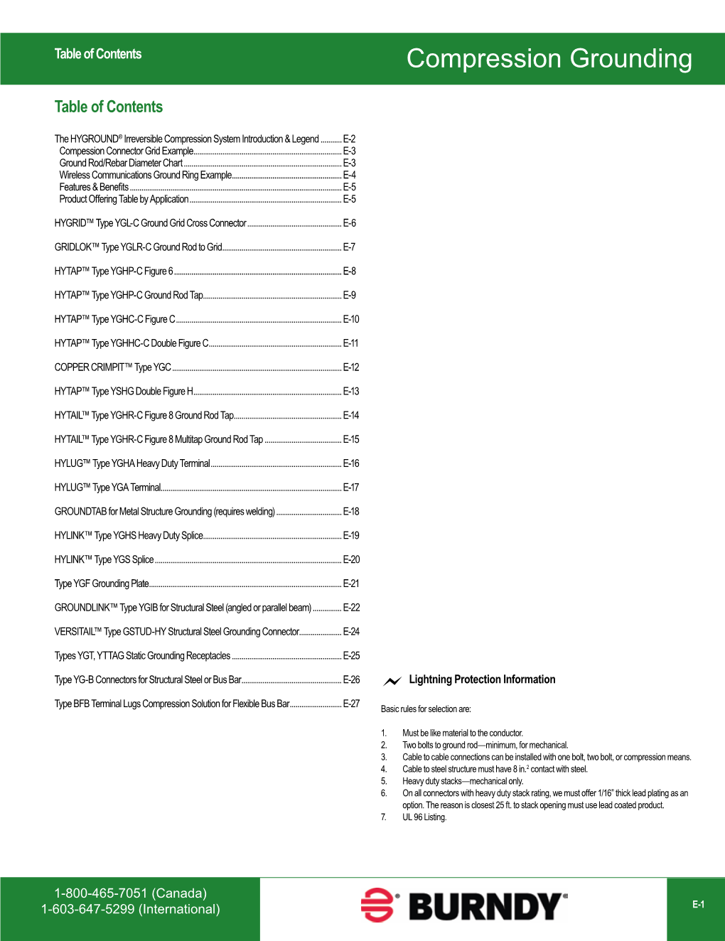 Compression Grounding