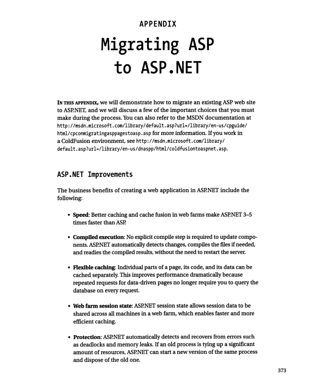Migrating ASP to ASP.NET