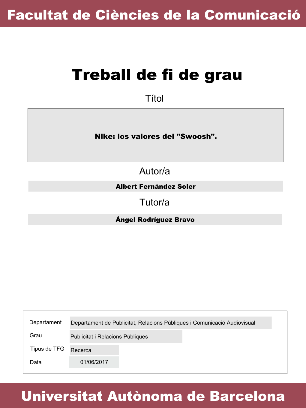 Treball De Fi De Grau Títol