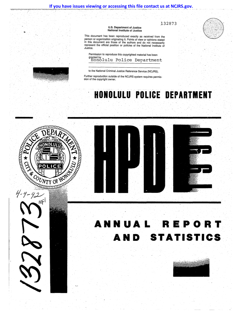 Honolulu Police Department