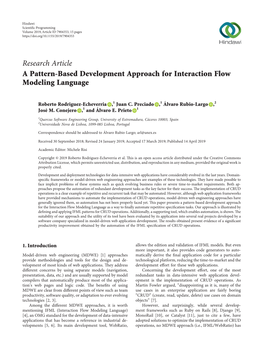 A Pattern-Based Development Approach for Interaction Flow Modeling Language