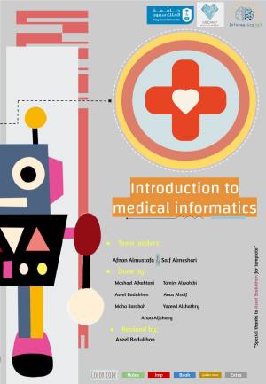 Introduction to Medical Informatics