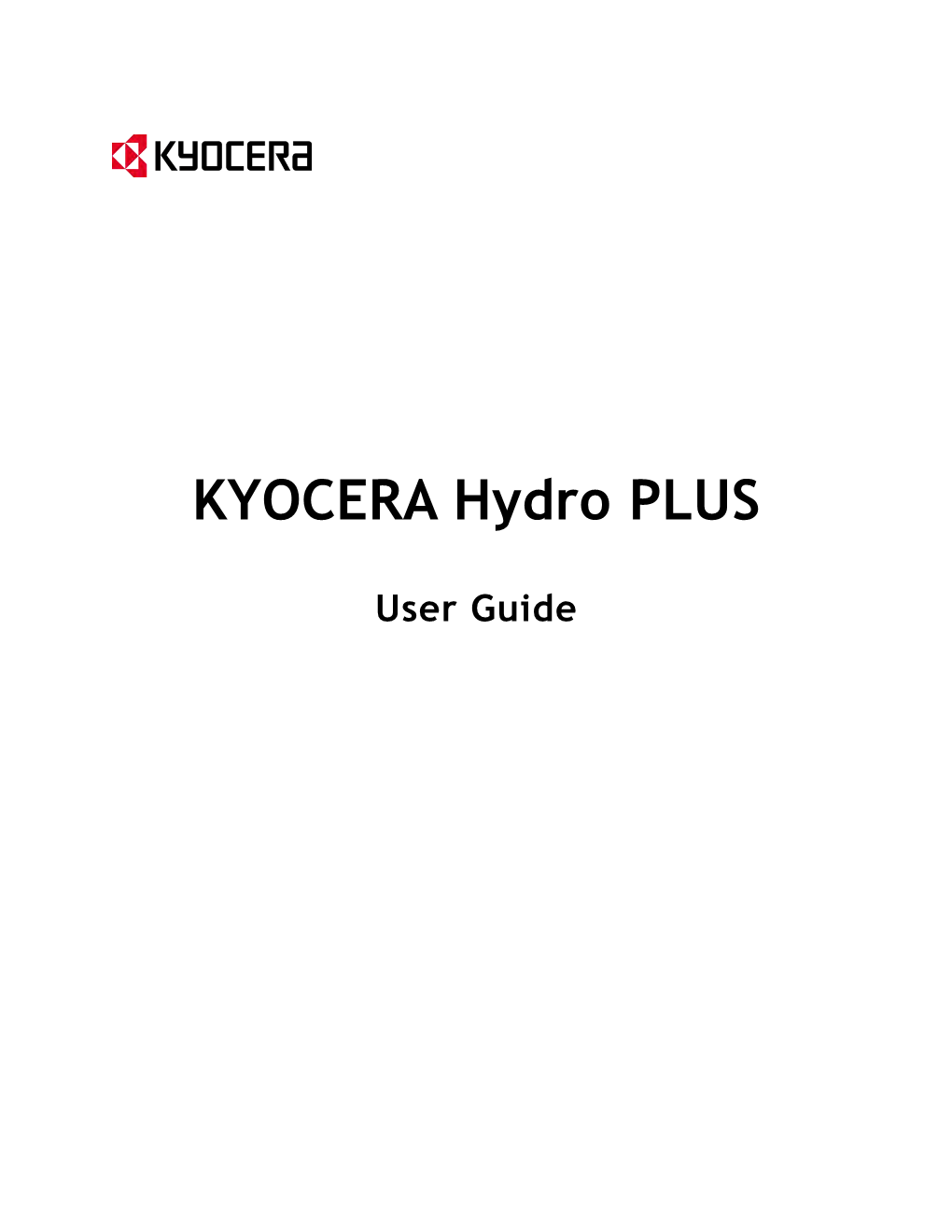 KYOCERA Hydro PLUS