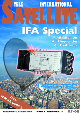TELE INTERNATIONAL SATELLITE IFA Special All Satellites All Frequencies All Footprints