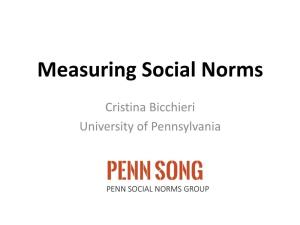 Measuring Social Norms