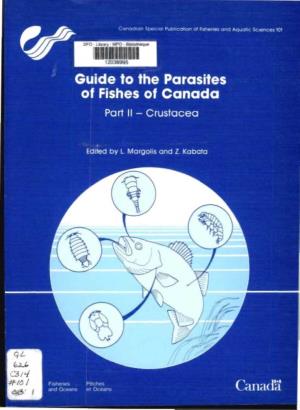 Guide to the Parasites of Fishes of Canada Part II - Crustacea