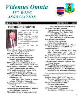 55Th Assn Newsletter