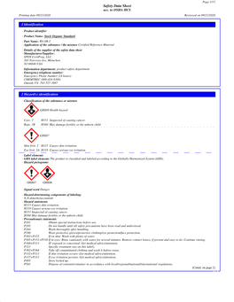 Safety Data Sheet Acc